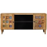 TV ormar s policom Prirodna 105 x 33 x 46 cm Čvrsto drvo manga | shoptok.hr
