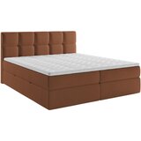 MID.YOU POSTELJA Z VZMETNICO 140 cm x 200 cm , les, tekstil, leseni material opečnato rjava | Shoptok.si