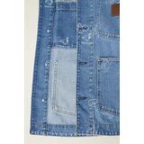 Carhartt WIP Jopica Stamp Jacket UNISEX Stamp Print/ Blue Bleached M | Shoptok.si
