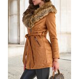 Resti Camel women's fur coat jacket - Clothing | Shoptok.si