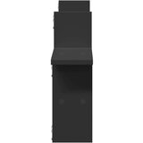 vidaXL Zidne police 2 kom crne 38x12x38 cm od konstruiranog drva | shoptok.hr