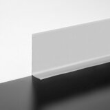 LOGOCLIC Tanka podna lajsna (Sive boje, 10 m x 15 mm x 50 mm, Lijepljenje) | shoptok.hr
