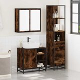  3-dijelni set kupaonskog namještaja boja hrasta drveni | shoptok.hr