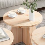 vidaXL 3 pcs 49 x 49 x 30 cm Čvrsta borova drva | shoptok.hr