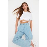 Trendyol X Sagaza Studio White Tie Detailed Bustier | shoptok.hr