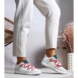 Gemre Gray sneakers with red laces Arcobaleno Cijene