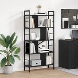  Polica Crni hrast 75 x 30 x 156 cm Konstruirano drvo | shoptok.hr