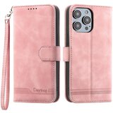 INORCO DIERFENG DF-03 PU usnjena torbica za iPhone 13 Pro 6.1 inch, zaščitni ovitek za telefon s stojalom za denarnico z vtisnjenimi črtami, (22034619) | Shoptok.si