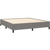  Posteljni okvir temno siv 160x200 cm blago, (20723281) | Shoptok.si
