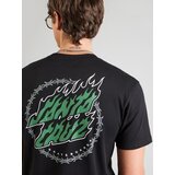 Santa Cruz Majica 'Wired Flame Dot' svetlo siva / limeta / črna / bela | Shoptok.si