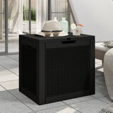 vidaXL Vrtna kutija za pohranu crna 55 5 x 43 x 53 cm polipropilen Cijene