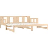  Dnevni ležaj na izvlačenje 2x(90x190) cm masivna borovina | shoptok.hr