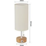  Brilagi - Stona lampa sa USB priključkom TABLON 1xE27/25W/230V hrast/bela/krem | Eponuda.com