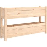 Maison Chic Visoka greda - Greda - Cvetlični Lonec 112x25x66 cm trdna borovina, (21788594) Cene