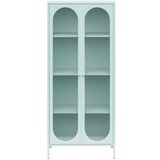 Støraa Svijetlo plava metalna vitrina 80x186x40 cm Luna – | shoptok.hr