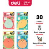 Deli STIKER BLOK VOĆKICE 76×76mm - 30 lista - 4 dezena EA55602 Cene