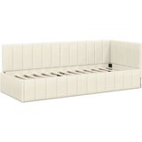 vidaXL kutni okvir kreveta s uzglavljem krema 80 x 200 cm baršun | shoptok.hr