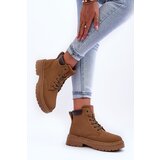 Boto Women's Quilted Lined Boots Corbin Dark Beige | Shoptok.si