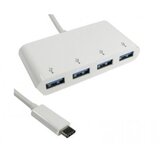 E-green Usb hub usb3.1 tip c - 4 port usb3 with usb-c power ( 57394 ) | ePonuda.com