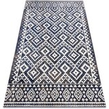 RugsX Preproge Sodobna preproga MUNDO E0561 diamanti, cikcak 3D 120x170 cm Siva | Shoptok.si