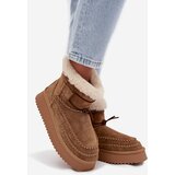Big Star Suede Women's Snow Boots With Decorative Stitching Big Star | shoptok.hr