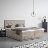 Premium Living Postelja Boxspring Cordoba, Bež, 160x200 | Shoptok.si