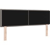  LED glava kreveta s LED trakama Sivo-smeđa 144 cm tkanina | shoptok.hr