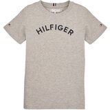 Tommy Hilfiger Majice s kratkimi rokavi U HILFIGER ARCHED TEE Siva | Shoptok.si