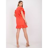 FANCY Dress-FA-SK-7017.72P-Coral | Shoptok.si