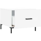  Stolić za kavu bijeli 50 x 50 x 40 cm od konstruiranog drva | shoptok.hr