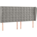  Box spring s madracem LED svjetlosivi 200x200 cm baršun | shoptok.hr