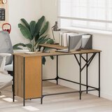 vidaXL Stol Umjetnički hrast 141 x 141 x 75 cm Konstruirano drvo | shoptok.hr