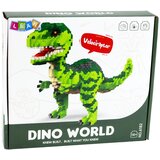  Set građevinskih blokova Velociraptor dinosaur, 3D figura, 1457 dijelova. | shoptok.hr