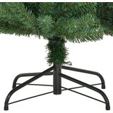 vidaXL Umjetno božićno drvce s nogom Zelena 240 cm PVC i metal | shoptok.hr