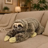 Plush Sloth Realistic Mascot Cuddly Toy Velcro Paws 34 cm | shoptok.hr