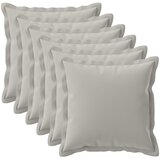  Presvlaka za jastuk 6 kom. HOUTEN Siva 60 x 60 cm Poliester | shoptok.hr