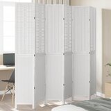  The Living Store Paravan 6-delni bel trden les pavlovnije - Pregrada Za Prostor, (21494099) | Shoptok.si
