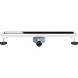  Odvod za tuš s staklenim poklopcem i 360° sifonom Crna 60 cm | shoptok.hr