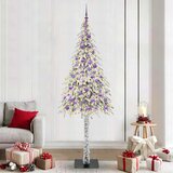 Božićno drvce s 300 LED svjetlima Bijelo 210 cm PE i čelik Cijene
