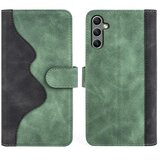 INORCO Za Samsung Galaxy A24 4G usnjena denarnica, odporna na udarce, dvobarvna prekrivna torbica za telefon z zložljivim stojalom, (22036993) | Shoptok.si