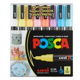 Marker Uni PC-3M POSCA, set 8/1 Pastel Cene