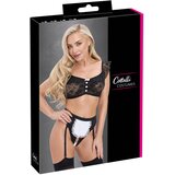 Cottelli kostim sobarice set (crno-bijeli) - M | shoptok.hr