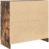  Komoda dimljeni hrast 80x35x76 cm inženirski les | Shoptok.si