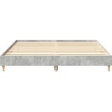  Okvir kreveta bez madraca 200x200 cm od konstruiranog drva Siva 200 x 200 cm | Shoptok.si