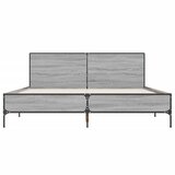  Okvir kreveta boja hrasta 140x200cm konstruirano drvo i metal | Eponuda.ba