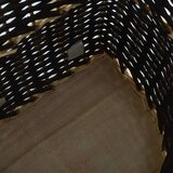 vidaXL Nahrbtnik za prenašanje drv s trakovi 50x44x58 cm naravna vrba | Shoptok.si