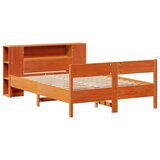  s regalom za knjige bez madraca 135 x 190 cm od borovine | shoptok.hr
