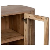 Ixia Vitrina iz masivne akacije v naravni barvi 180x80x40 cm Creel – | Shoptok.si