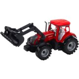 Traktor za igru sa utovarivačem i poljoprivrednom balirkom - crveno/zeleni | shoptok.hr