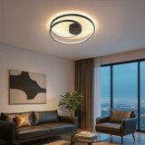  Brilagi - TWISTER LED stropno svetlo, prigušiva, LED/48W/230V, Ø 50 cm, crna + daljinski upravljač | Eponuda.com